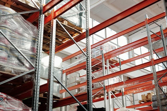 Rayonnage autoportant logistique